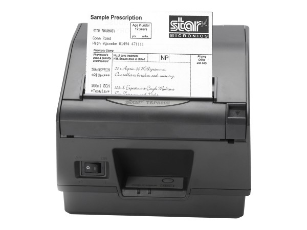 STAR STAR MICRONICS SRM - TSP847IIHIA GRY EU+UK, Wide Format label, ticket und receipt printer with cutte