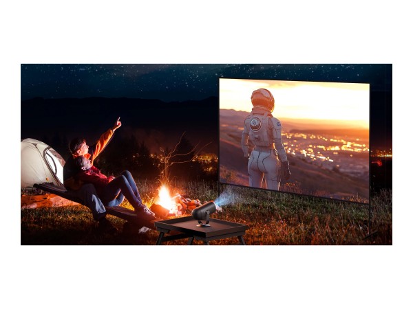 DANGBEI DANGBEI Freedo tragbarer Projektor mit Ständer Grau