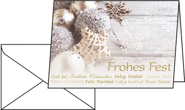 sigel Weihnachtskarte "Christmas Feeling", A6 (A5)