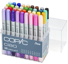 COPIC Marker ciao, 36er Set A