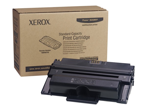 XEROX Phaser 3635MFP Schwarz Tonerpatrone 108R00793