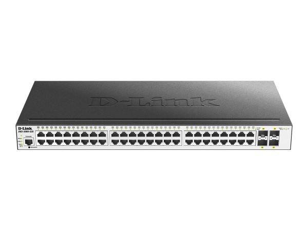 D-LINK DGS-3000-52X managed Switch 48x10/100/1000RJ45 4xSFP+ 10G smart fan DGS-3000-52X