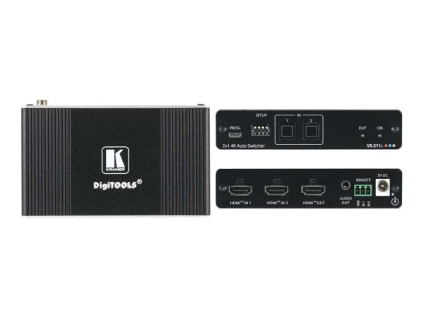 KRAMER VS-211X 4K60 4:4:4 2x1 HDMI Switcher 20-80549090