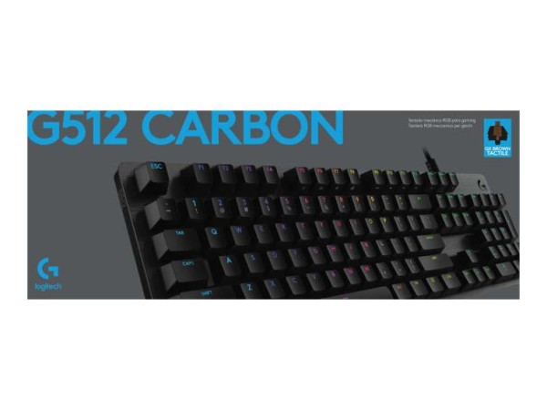 LOGITECH G512 CARBON GX BROWN CARBON 920-009348