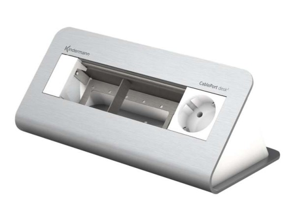 KINDERMANN CablePort desk² 80 4-fold - Steckdosengehäuse - Oberfläche monti 7430000251
