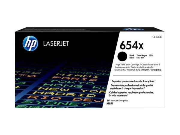 HP 654X Schwarz LaserJet Tonerpatrone (CF330X) CF330X