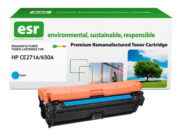 ESR ESR Toner cartridge compatible with HP CE271A/CE341A/CE741A cyan remanufactured 15.000 pages