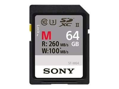 SONY 64GB UHS-II MEMORY CARD SF64M