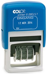 COLOP Datumstempel Printer S260/L1 "EINGANG", blau