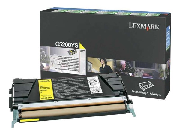 LEXMARK Gelb Tonerpatrone LRP C5200YS