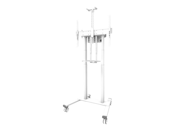 NEOMOUNTS motorisierter Bodenständer für 55-100" Bildschirme - Weiß FL55-875WH1