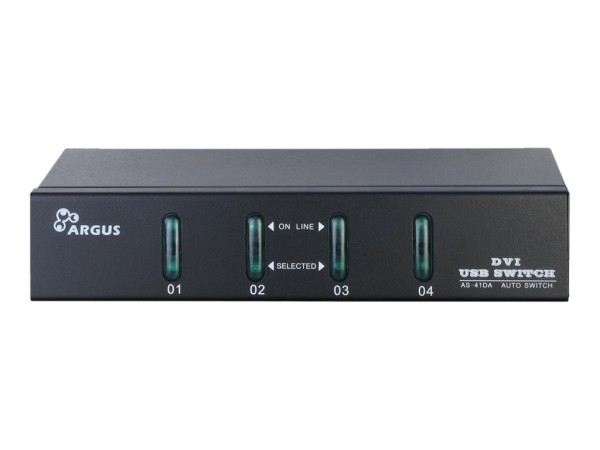 INTERTECH KVM Switch Inter-Tech KVM-AS-41DA Metall 88887201