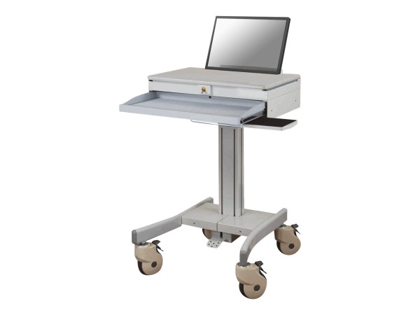 NEOMOUNTS mobiler Arbeitsplatz für Laptop, Tastatur und Maus MED-M100