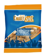 HELLMA Erdnüsse, im Portionsbeutel à 25 g