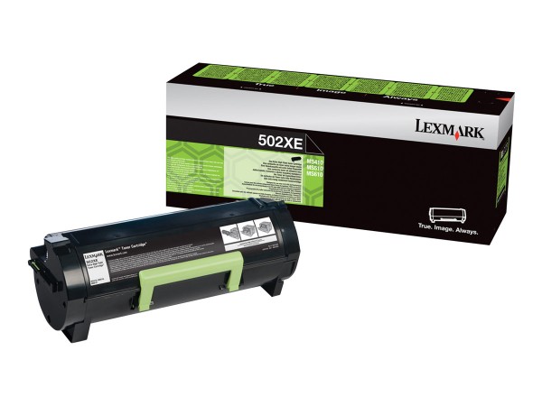 LEXMARK LEXMARK 502X Besonders hohe Ergiebigkeit Schwarz Tonerpatrone Lexmark Corporate