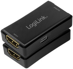 LogiLink 4K HDMI Signalverstärker, 25 m Reichweite, 60 Hz