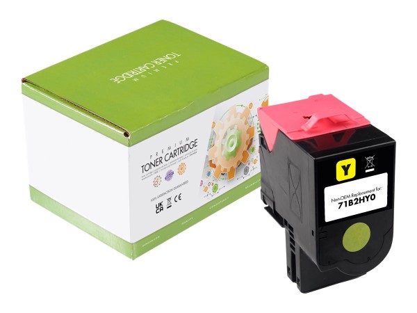STATIC CONTROL STATIC Toner cartridge compatible with Lexmark 71B2HY0 yellow compatible 3.500 pages