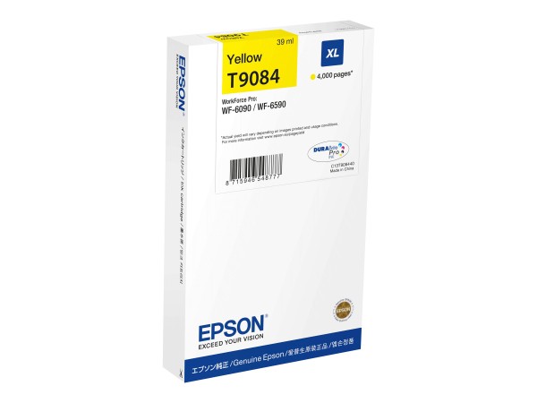 EPSON T9084 Größe XL Gelb Tintenpatrone C13T908440
