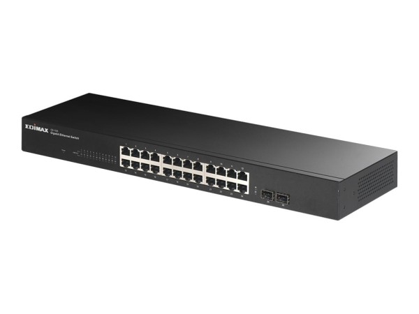 EDIMAX 26-Port Gigabit Switch mit 2 SFP-Ports Für das Home Office, kleine B GS-1026 V3