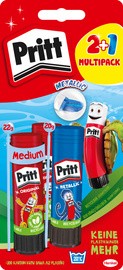 Pritt Klebestift BTS 2023, Multipack, 2x 22 g + 1x 20 g