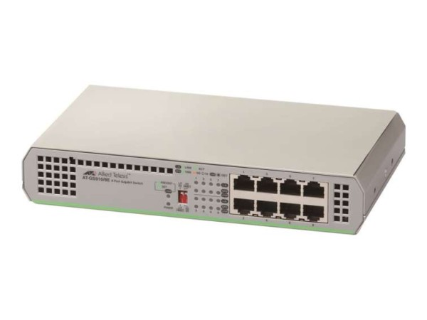ALLIED TELESIS UNMANAGED SWITSH 8 PORT EXTERN AT-GS910/8E-30