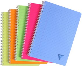 Clairefontaine Cahier reliure intégrale LINICOLOR, A4, 5/5