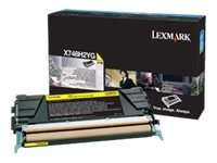 LEXMARK Gelb Tonerpatrone LCCP, LRP X748H2YG