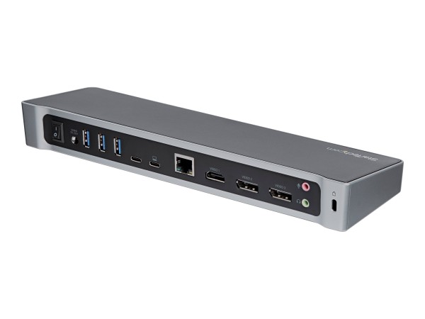 STARTECH.COM USB-C Dockingstation - Triple 4K - 100W USB PD - Mac Windows & DK30CH2DEPUE