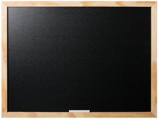 Bi-Office Kreidetafel Optimum, schwarz, 600 x 450 mm