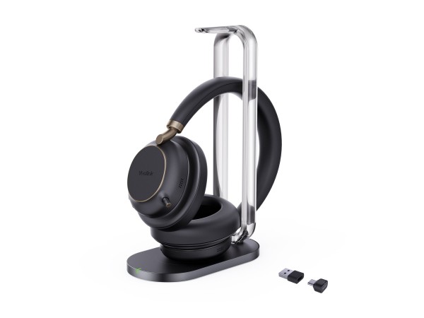 YEALINK YEALINK Bluetooth Headset BH76 Plus with Charging Stand UC Black USB-C/A