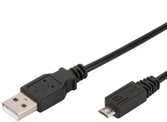 DIGITUS USB 2.0 Anschlusskabel, USB-A - Micro USB-B, 1,0 m