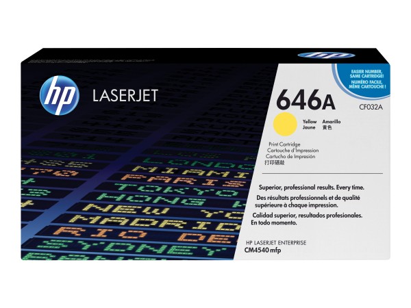 HP HP 646A Gelb LaserJet Tonerpatrone (CF032A)