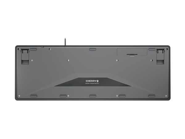 CHERRY CHERRY TAS STREAM PROTECT KEYBOARD Corded DE-Layout schwarz