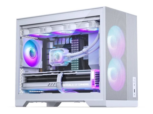 PHANTEKS PHANTEKS XT M3 PC-Gehäuse, Mini-Gehäuse, mATX, RGB, Tempered Glass - inklusive 3x 120-mm-Lüfter