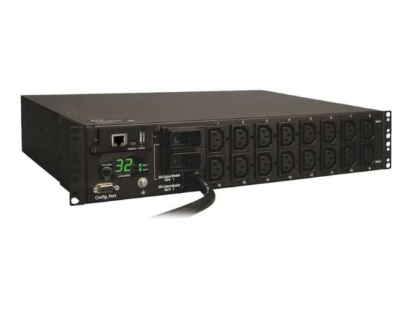 EATON 7,4kW Single-Phase Switched PDU LX Interface 230V Outlets 16-C13 IEC- PDUMH32HVNET