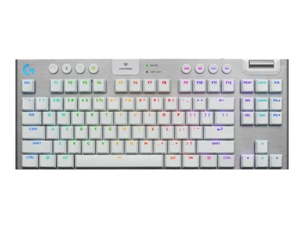 LOGITECH G915 X LIGHTSPEED TKL Wireless Gaming Keyboard White (UK) 920-012736