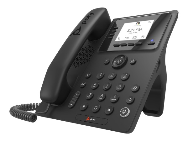HP POLY VIDEO Poly CCX 350 for Microsoft Teams - VoIP-Telefon - Schwarz (84 848Z7AA#AC3