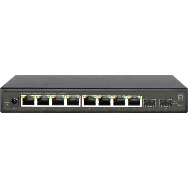 LEVELONE LEVELONE Switch  8x GE GES-2110      2xGSFP
