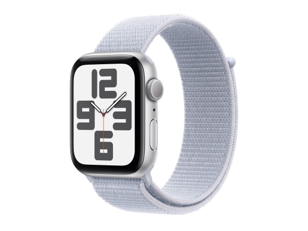 APPLE APPLE Watch SE GPS 44mm Silver Aluminium Case with Blue Cloud Sport Loop
