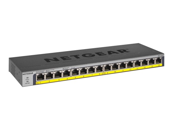 NETGEAR Switch 16-Port Gigabit unmanaged Switch GS116PP-100EUS
