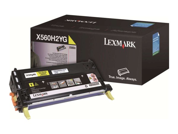 LEXMARK Gelb Tonerpatrone X560H2YG