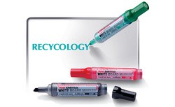 Pentel Whiteboard-Marker EASYFLO MW50M, Rundspitze, rot