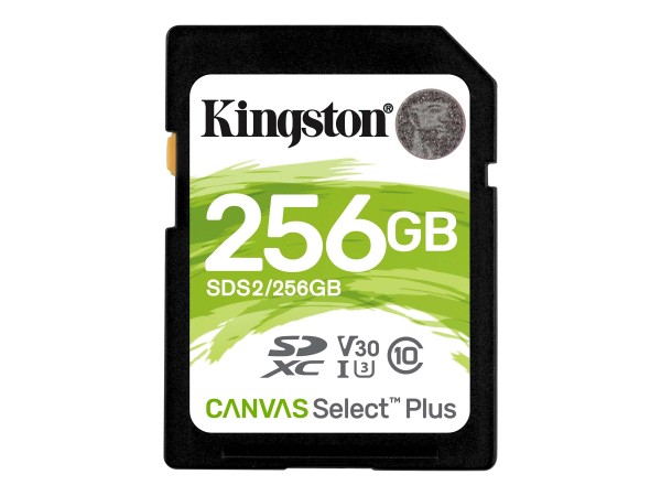 KINGSTON KINGSTON 256GB SDXC CANVAS SELECT PLUS