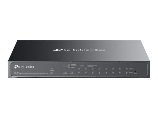 TP-LINK TP-LINK Omada 10-Port Gigabit Easy Managed Switch with 8-Port PoE+