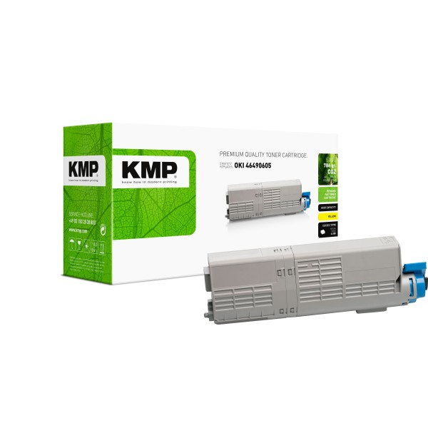 KMP KMP Tonerkartusche ersetzt OKI 46490605