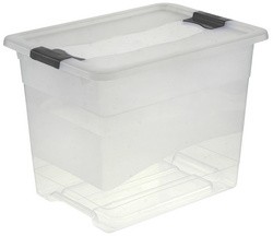 keeeper Aufbewahrungsbox "cornelia", 24 Liter, transparent