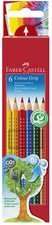 FABER-CASTELL Dreikant-Buntstifte Colour GRIP, 48er Etui