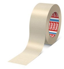 tesa Maler Krepp 4317 Papierabdeckband, 50 mm x 50 m