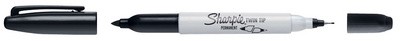 Sharpie Permanent-Marker "TWIN TIP", Strichfarbe: schwarz