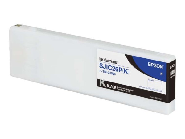 EPSON SJIC26P(C) Schwarz Tintenpatrone C33S020618